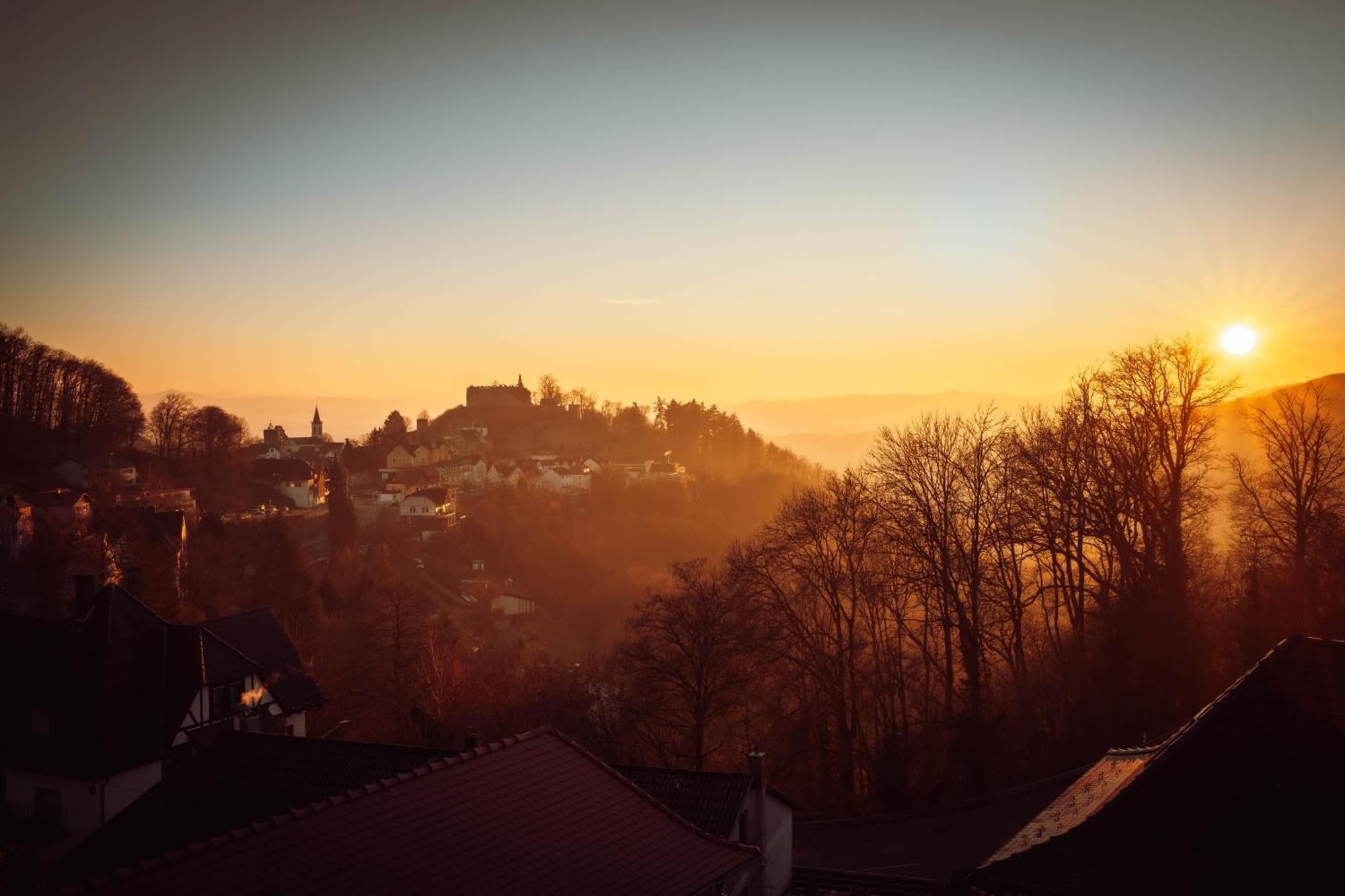 Private Spa Lodge Odenwald Lindenfels Exterior foto